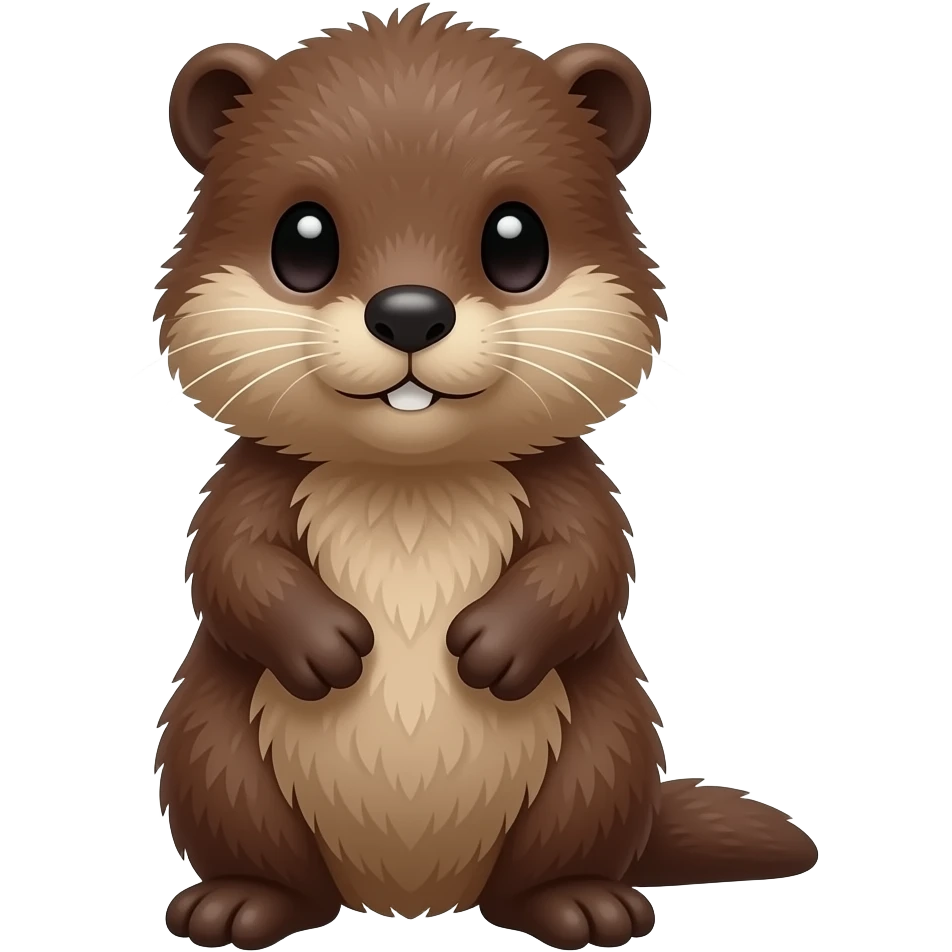 Baby beaver cub emoji