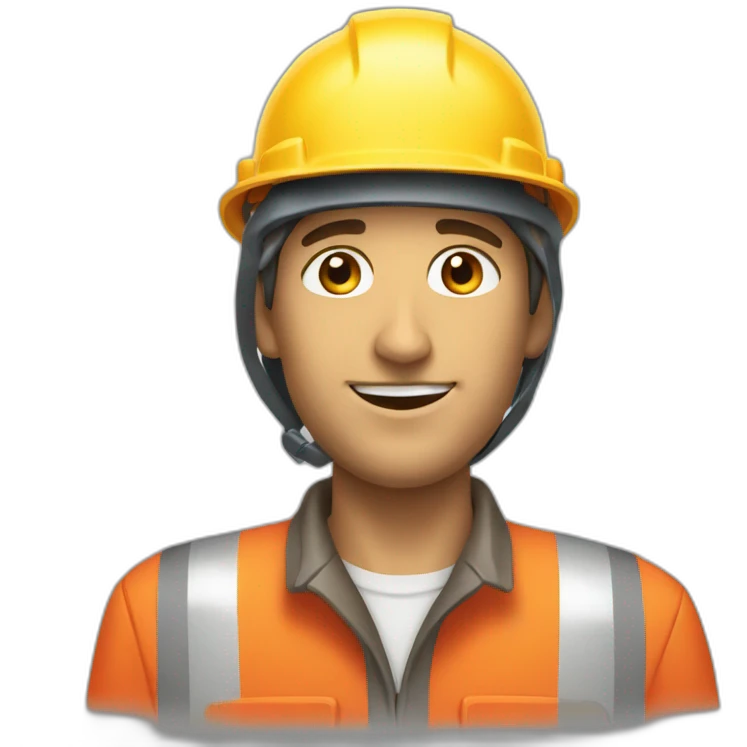 casque de chantier rouge emoji