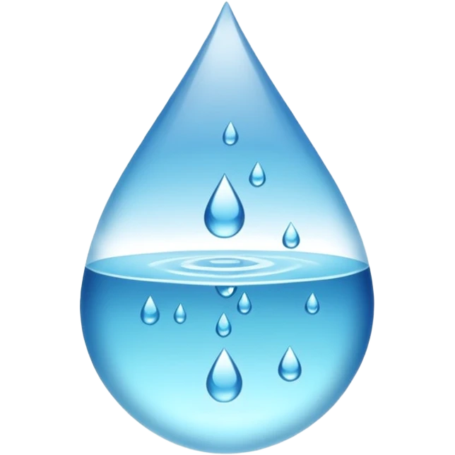 one drop - a whole ocean emoji