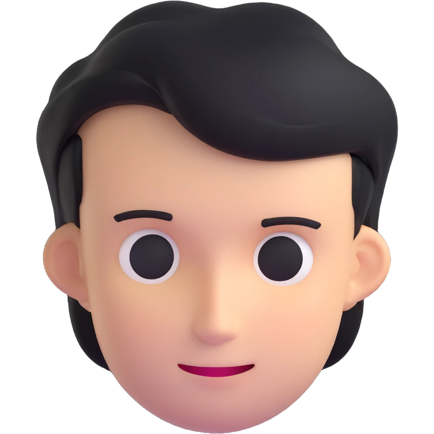 face with a deadpan look and subtle smirk, sarcastic emoji