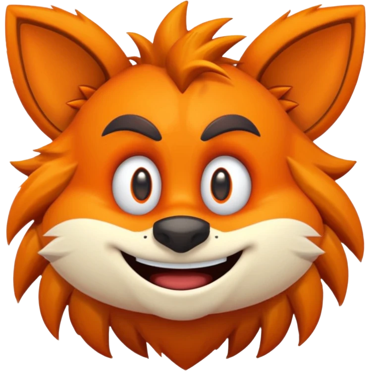 Crash Bandicoot character emoji style emoji