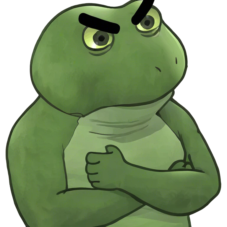 arms crossed holding neck anger guy emoji