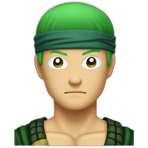 Roronoa zoro emoji