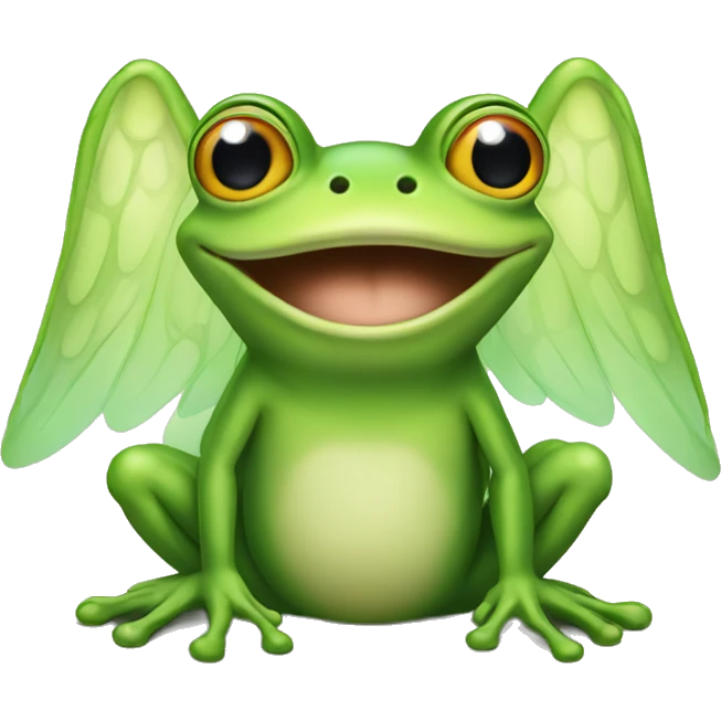 frog with wings emoji