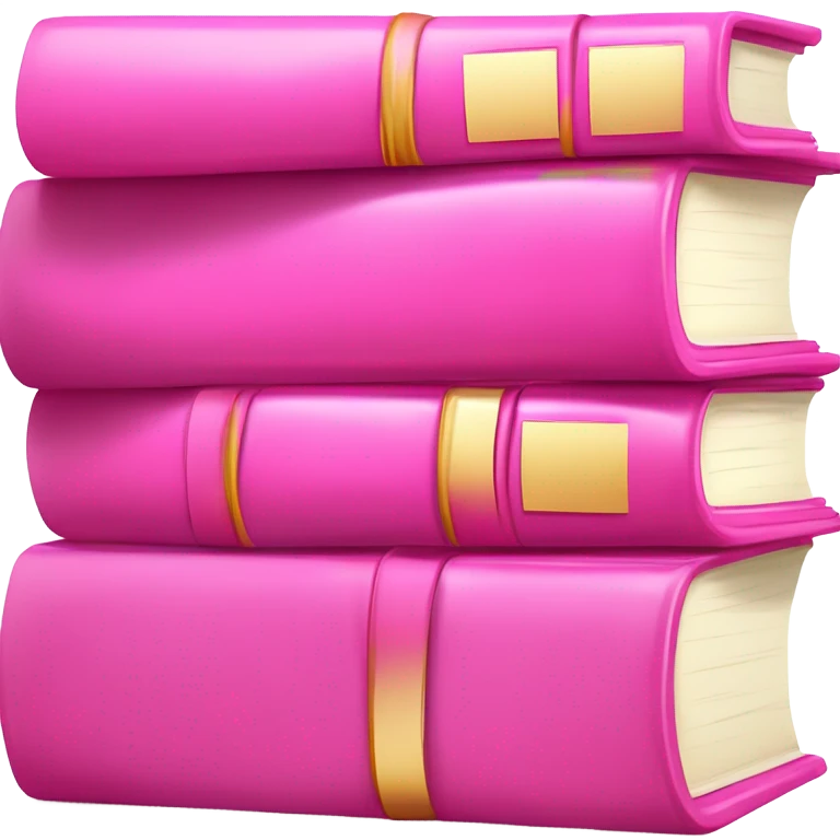pink school books emoji