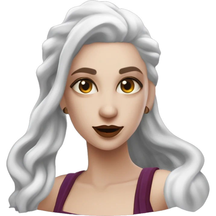 "Technomancy is the use of magic or mystical powers to control and manipulate technology” + "It's kind of like cyberpunk magic or how in some games, characters hack into systems using magic." 🖥️⚡🧙‍♂️ Make a ancient vampire technomancy goddess emoji
