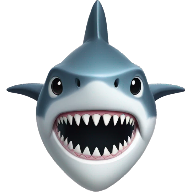 shark's tooth emoji