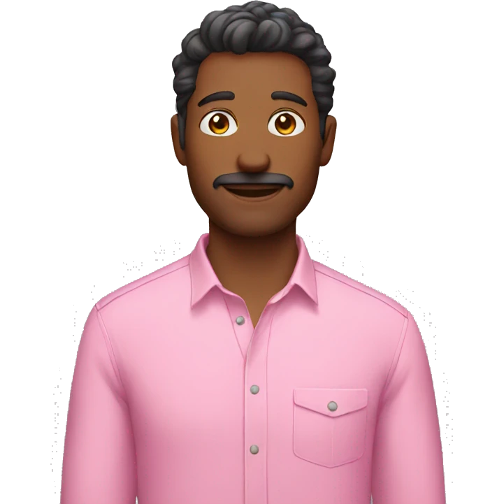 guy in a pink shirt emoji