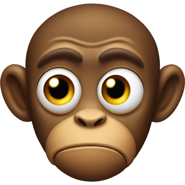 the monkey rolls his eyes emoji