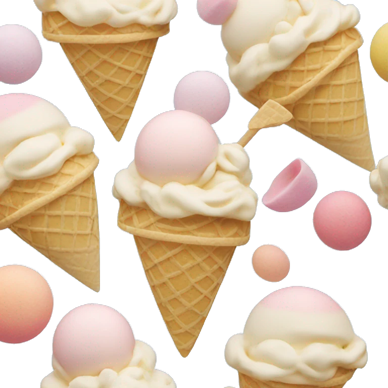 Chanel ice cream emoji