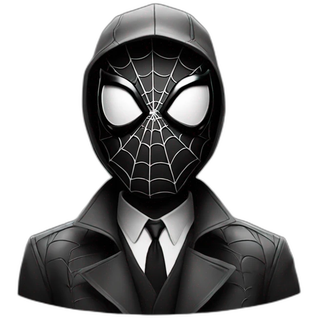 Spiderman noir  emoji