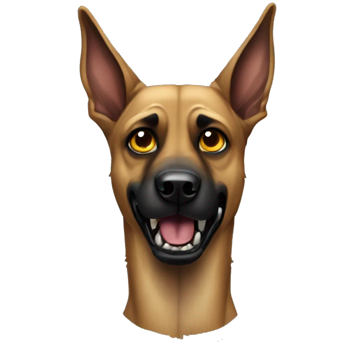 zombie-monster-malinois dog emoji