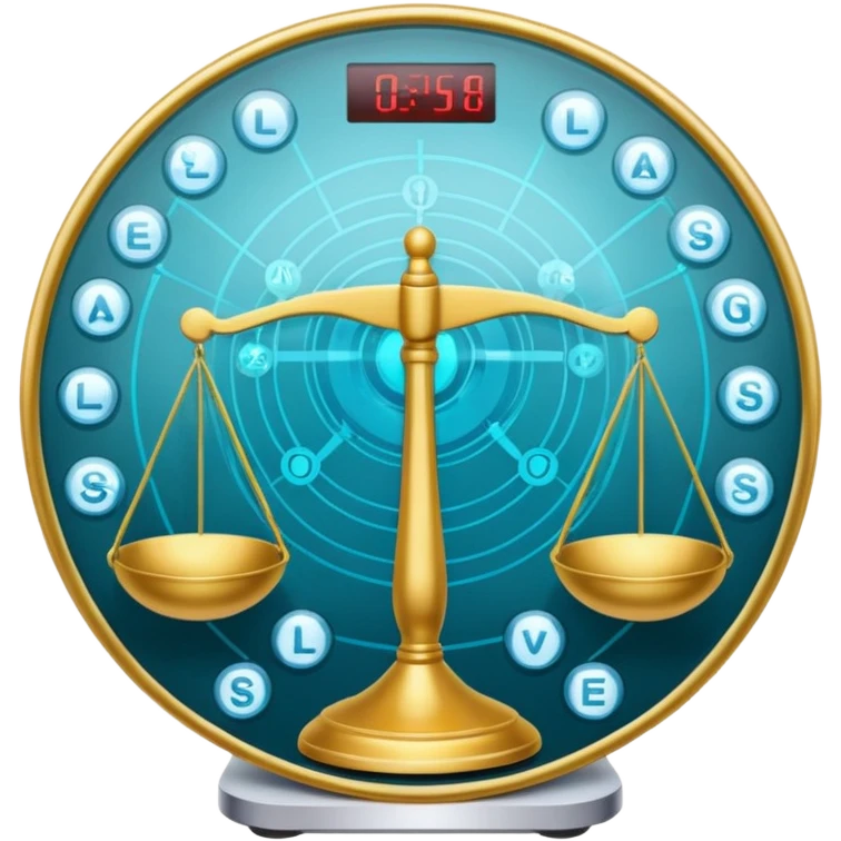 The internet 🌐  on a weighing scale emoji