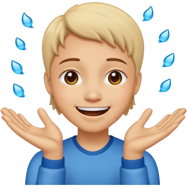 super happy tears excited hopeful hands emoji emoji