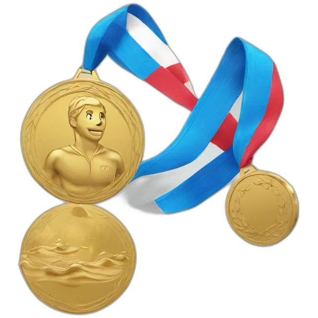 swimming gold medal emoji