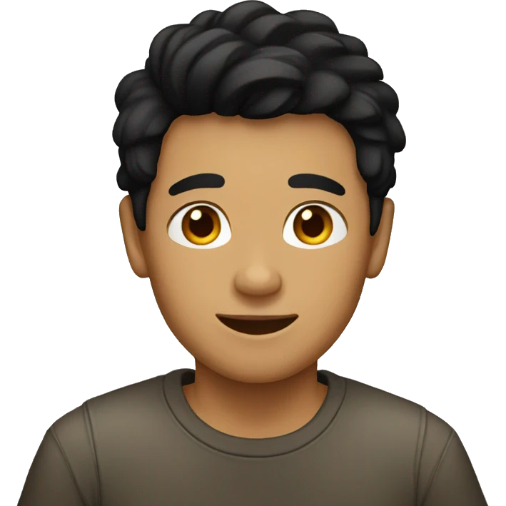 tan boy with black hair emoji