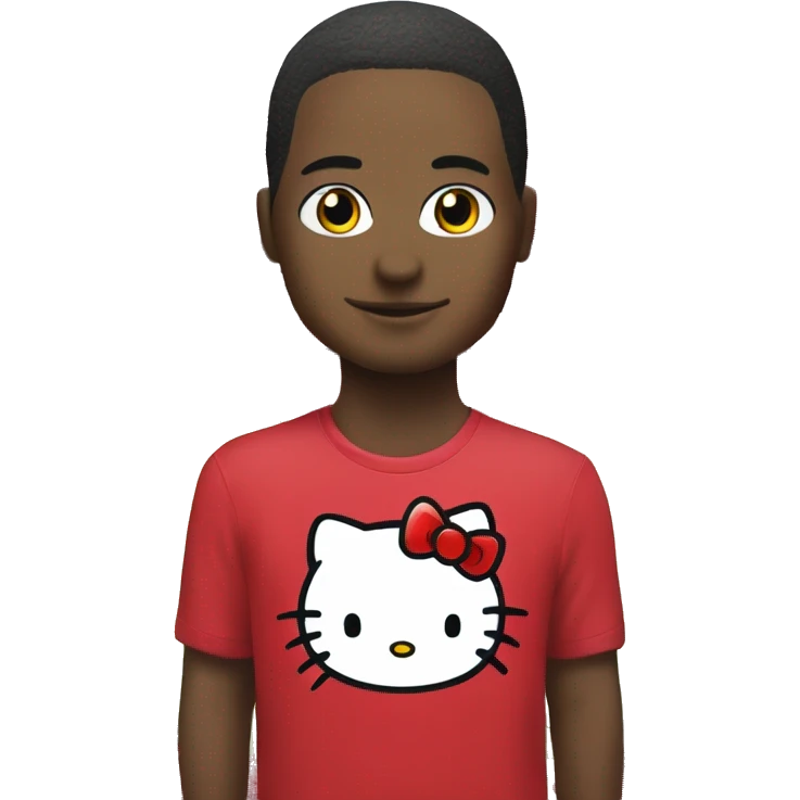Hello kitty in love with liverpool fc emoji