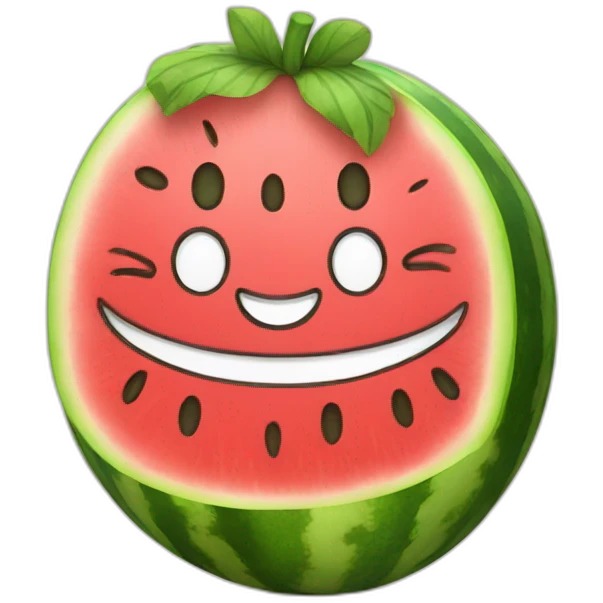happy watermelon emoji