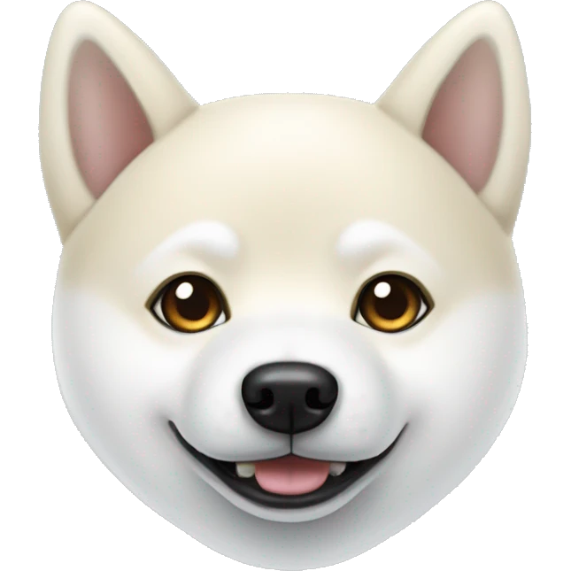 white shiba inu emoji