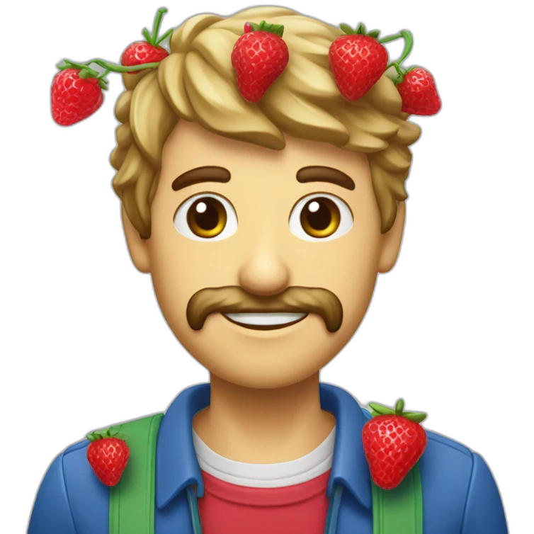 Fraise framboise myrtille assembler emoji