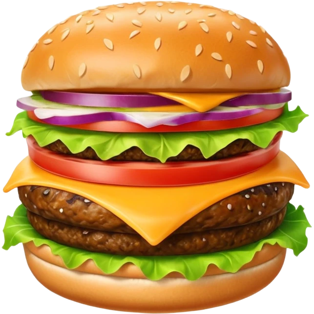 a burger emoji