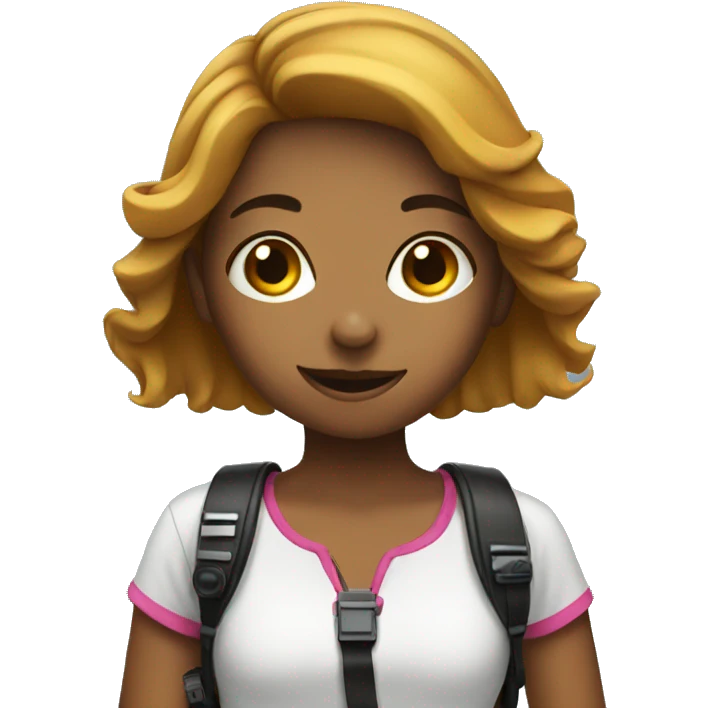 Girl with camera emoji