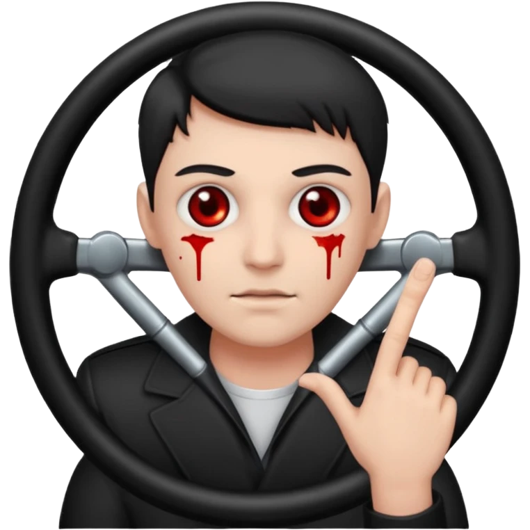 Driving drunk emoji