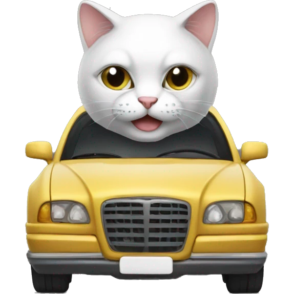 Cat God Drive car emoji