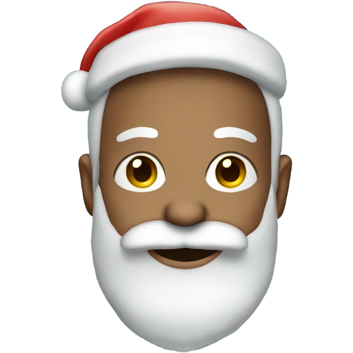 Santa with sparkly beard  emoji