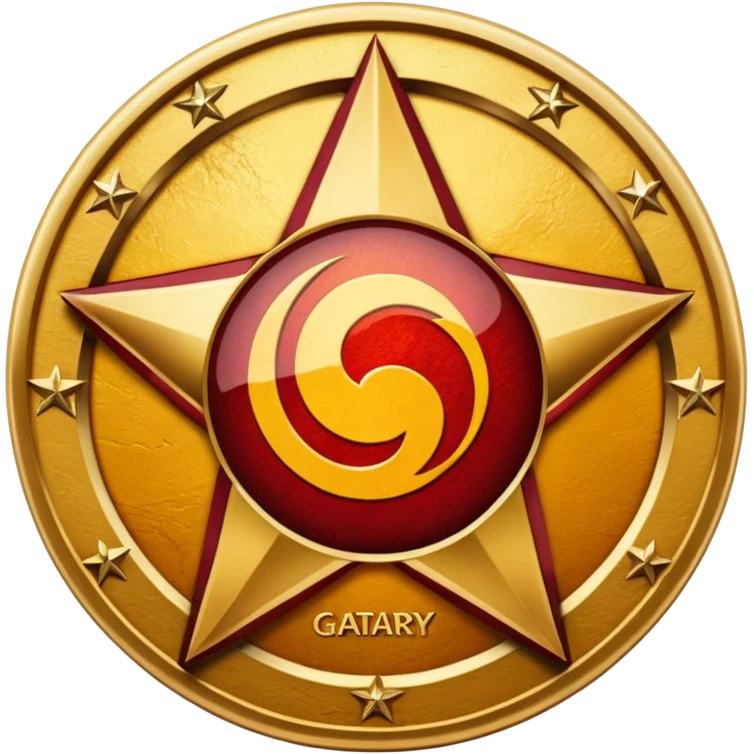Galatasaray 5 star logo emoji