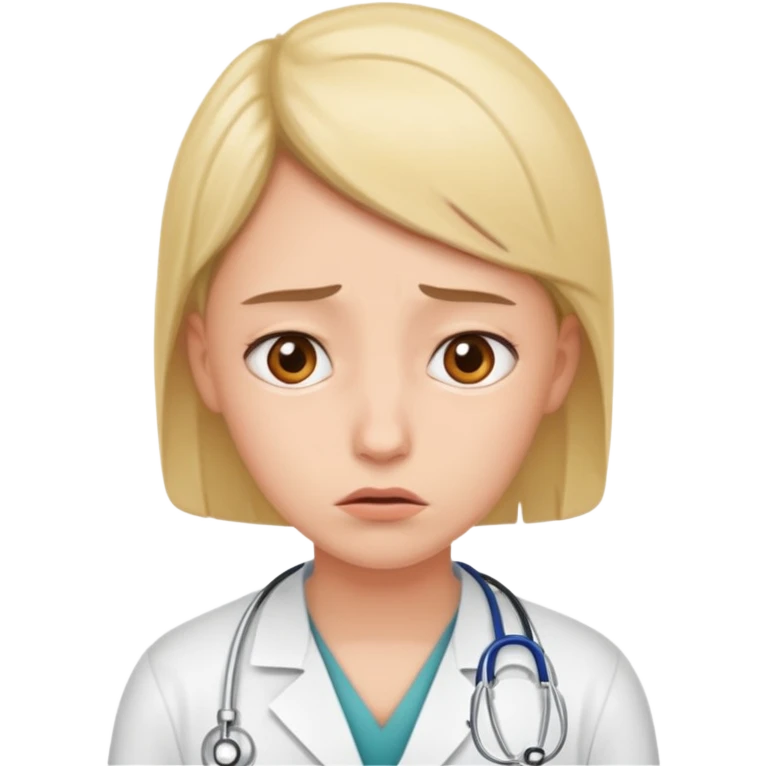 They need some concern on their face; they need to be considering one of two medical options. Can you draw these as people and not as doctors!!!! emoji
