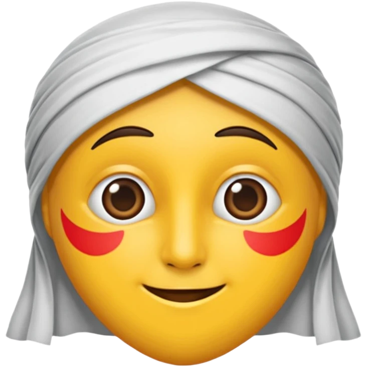 یک بال بایک قلب سفید emoji