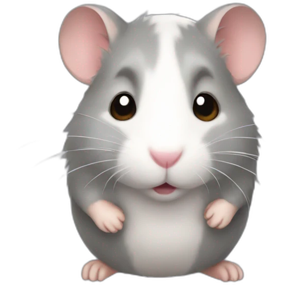 gray hamster emoji