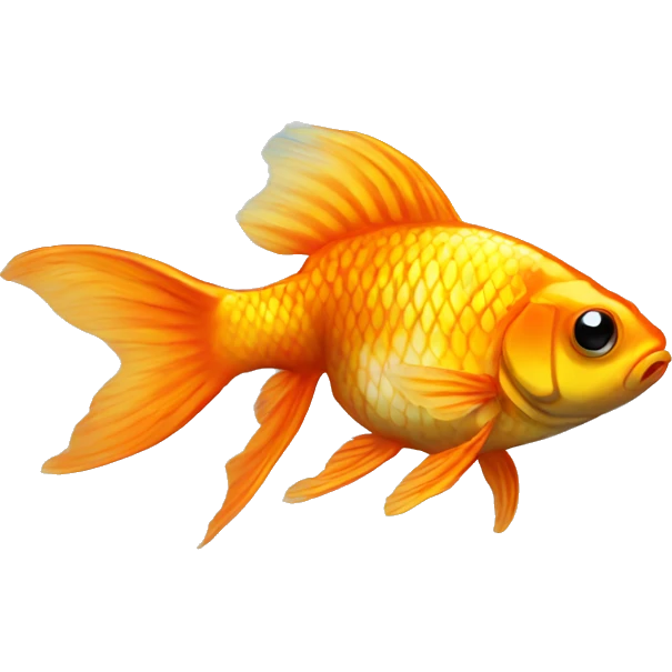 goldfish wearing backpack emoji