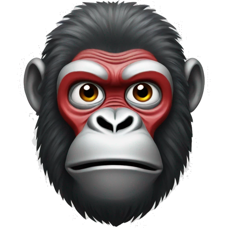 red gorilla emoji