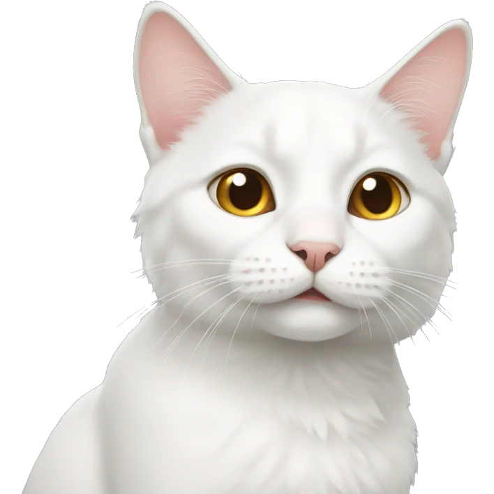 White cat emoji
