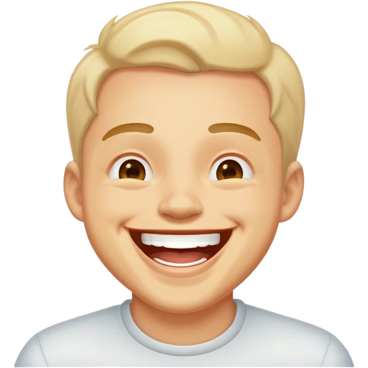 Uomo che ride emoji