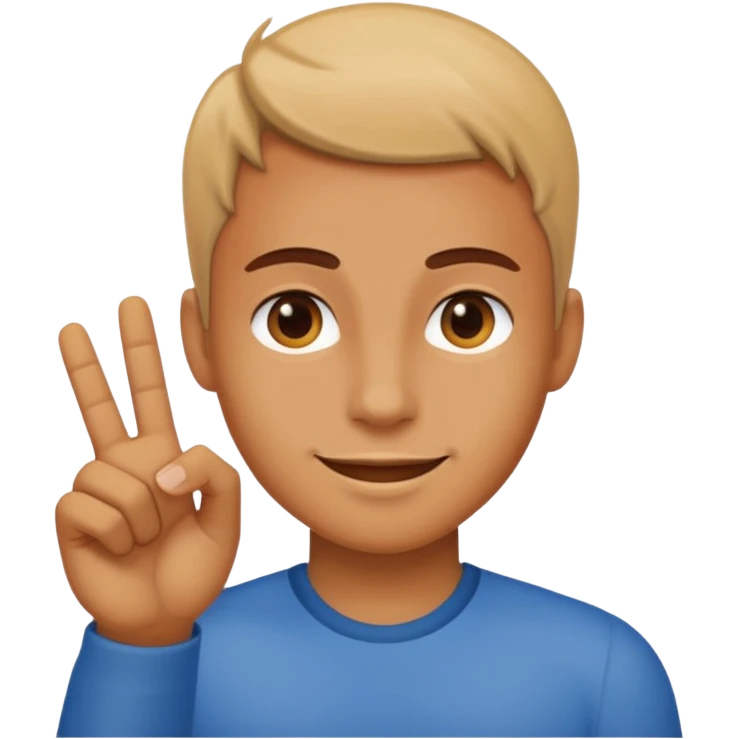 Un humain qui dit OK emoji