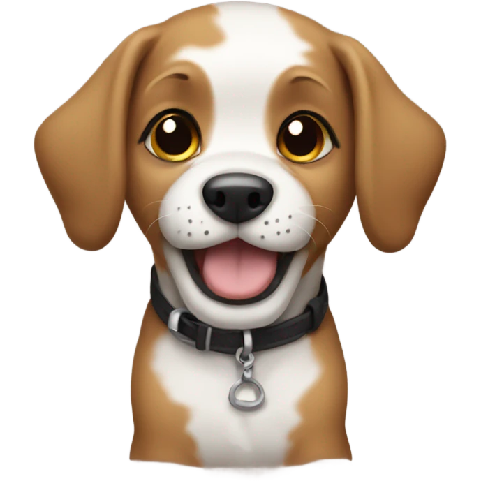 Make a puppy emoji