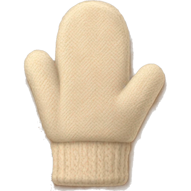 Beige mittens emoji