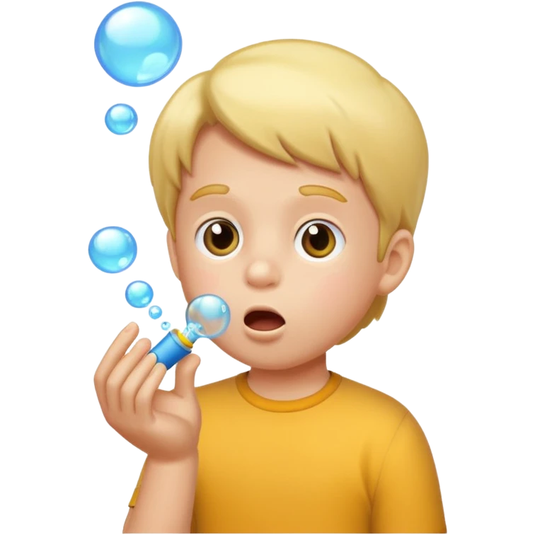 Bubble Blowing Kid emoji