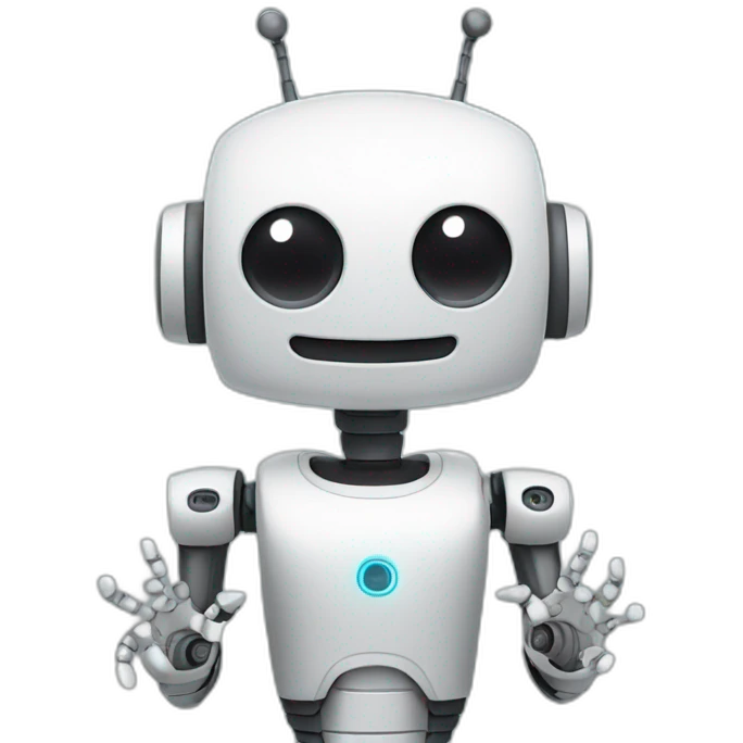 robot doing ok with hands emoji