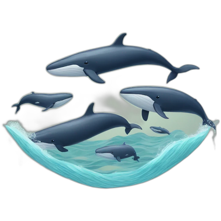 club of whales emoji
