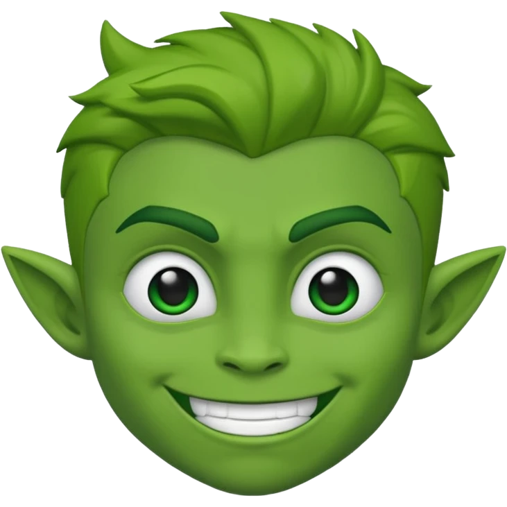 teen titans beast boy emoji