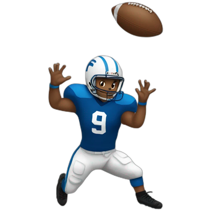 playing football emoji