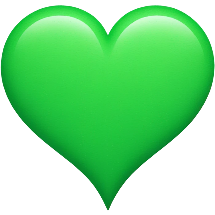 Corazón verde  emoji