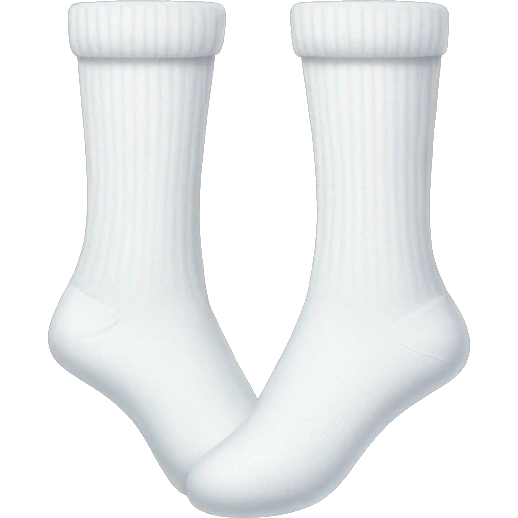 white socks emoji