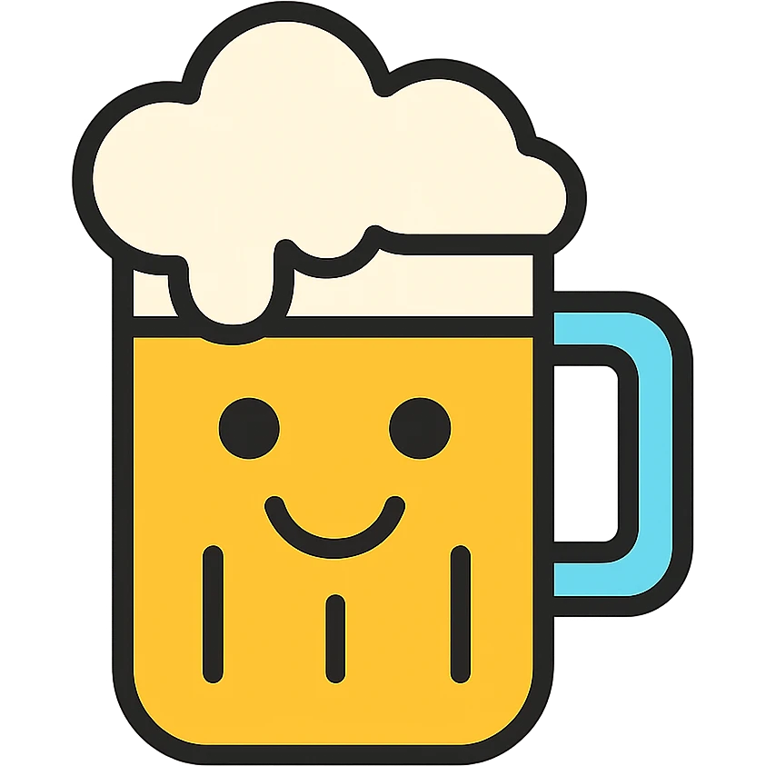 Milk beer face icon emoji