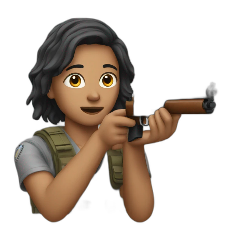 shooting emoji