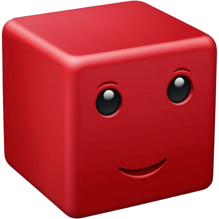 Dark red emoji